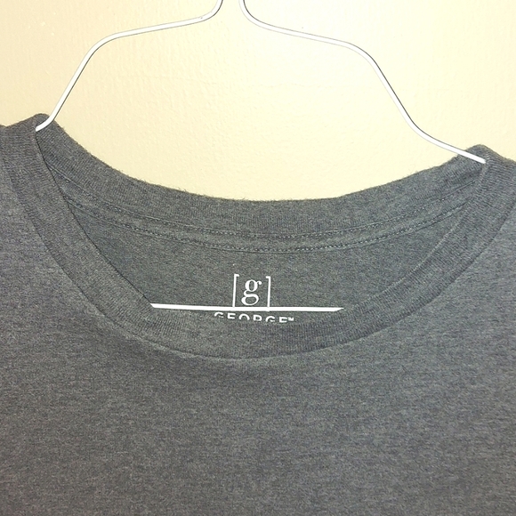 GEORGE Men's Long Sleeve Tee Gray Size LG - Picture 5 of 9